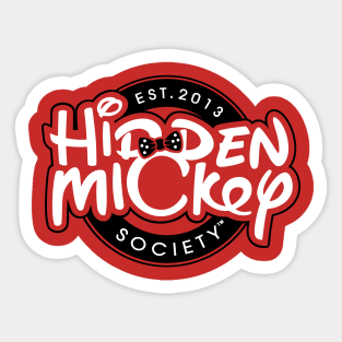 Dots that Rock Black & White HMS Logo Sticker